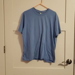 Men blue top
